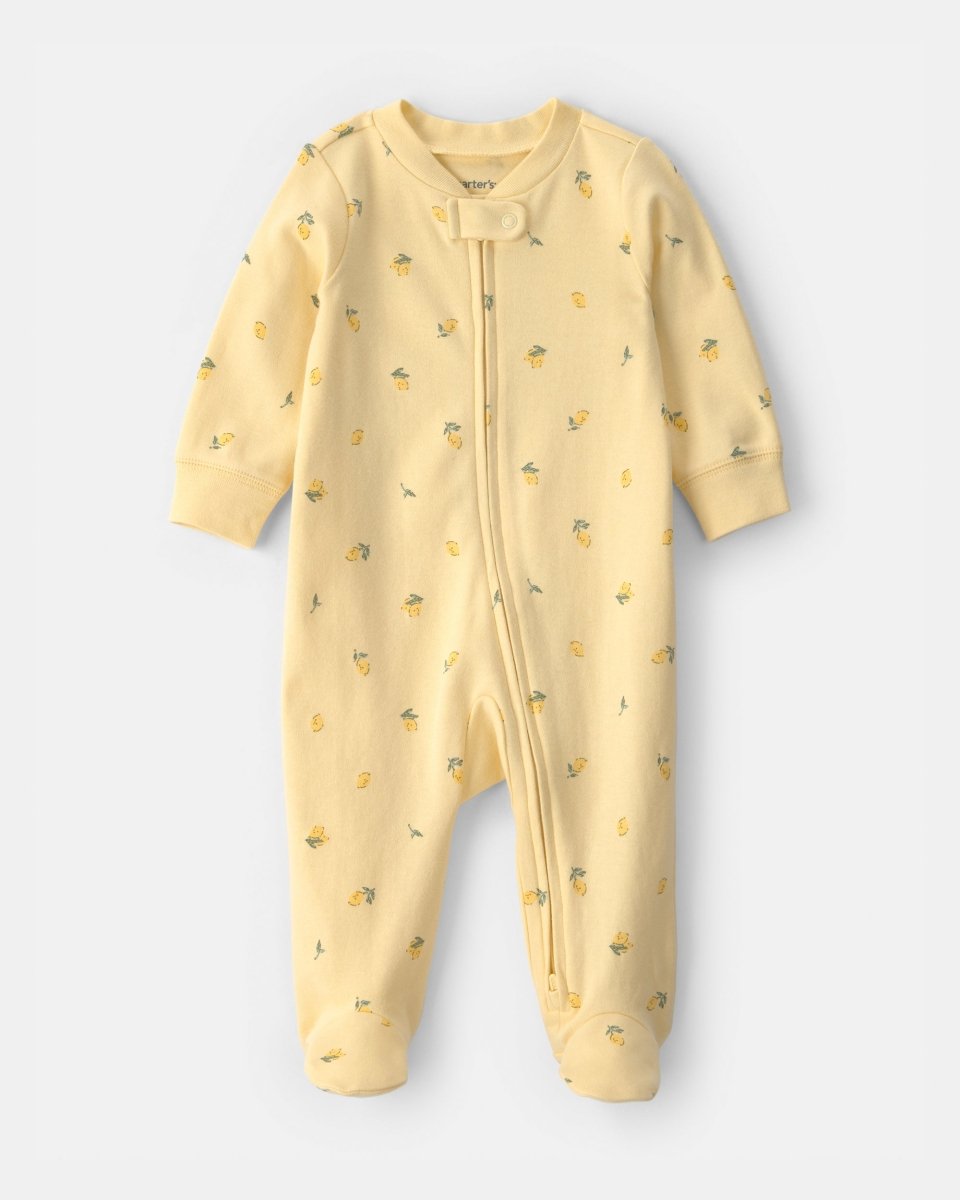 Pijama de algodón con estampado de limones