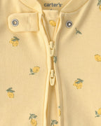 Pijama de algodón con estampado de limones