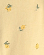 Pijama de algodón con estampado de limones