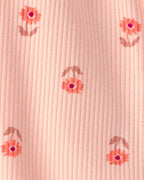 Pijama de algodón con estampado floral