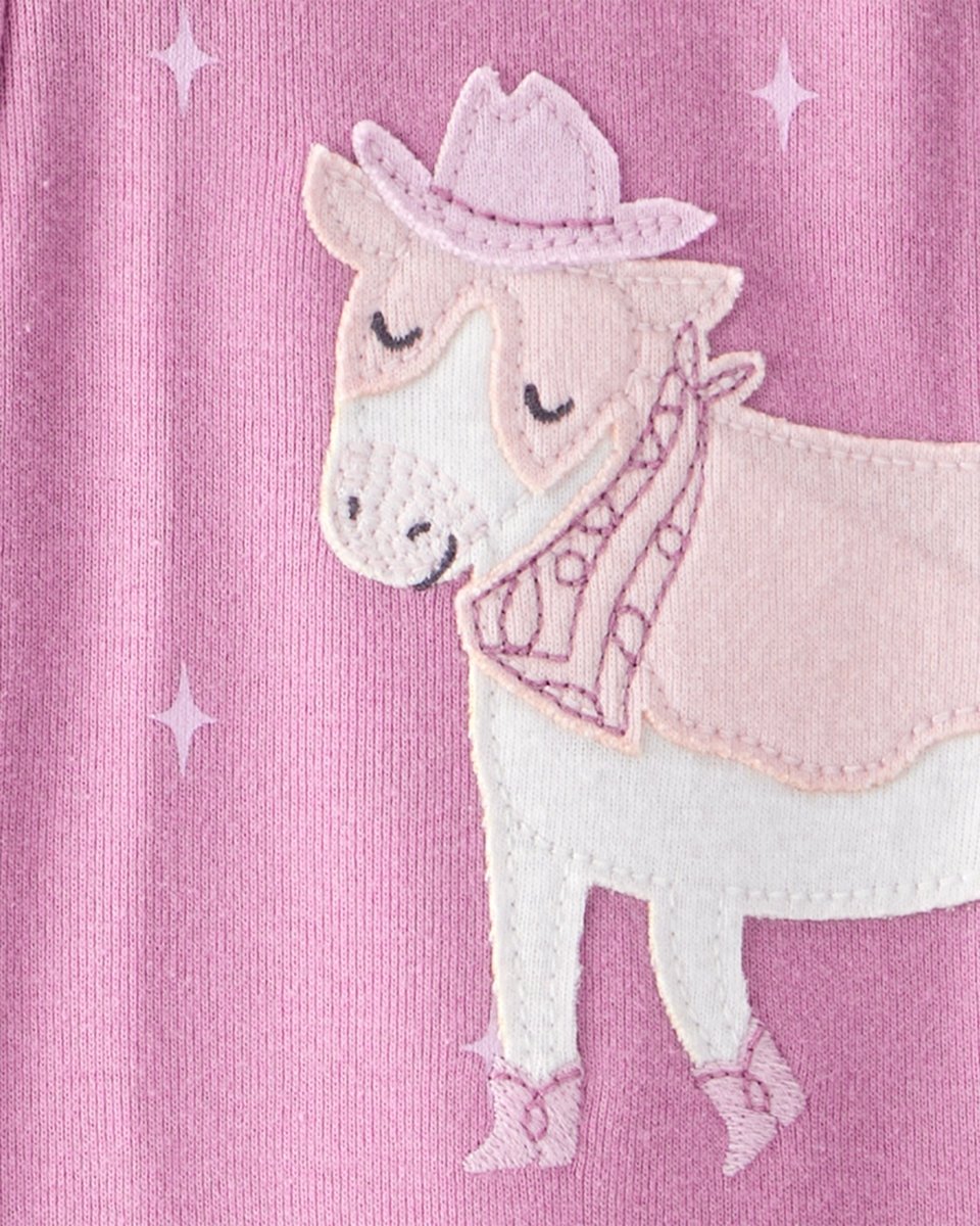 Pijama enterizo de algodón con vaquita