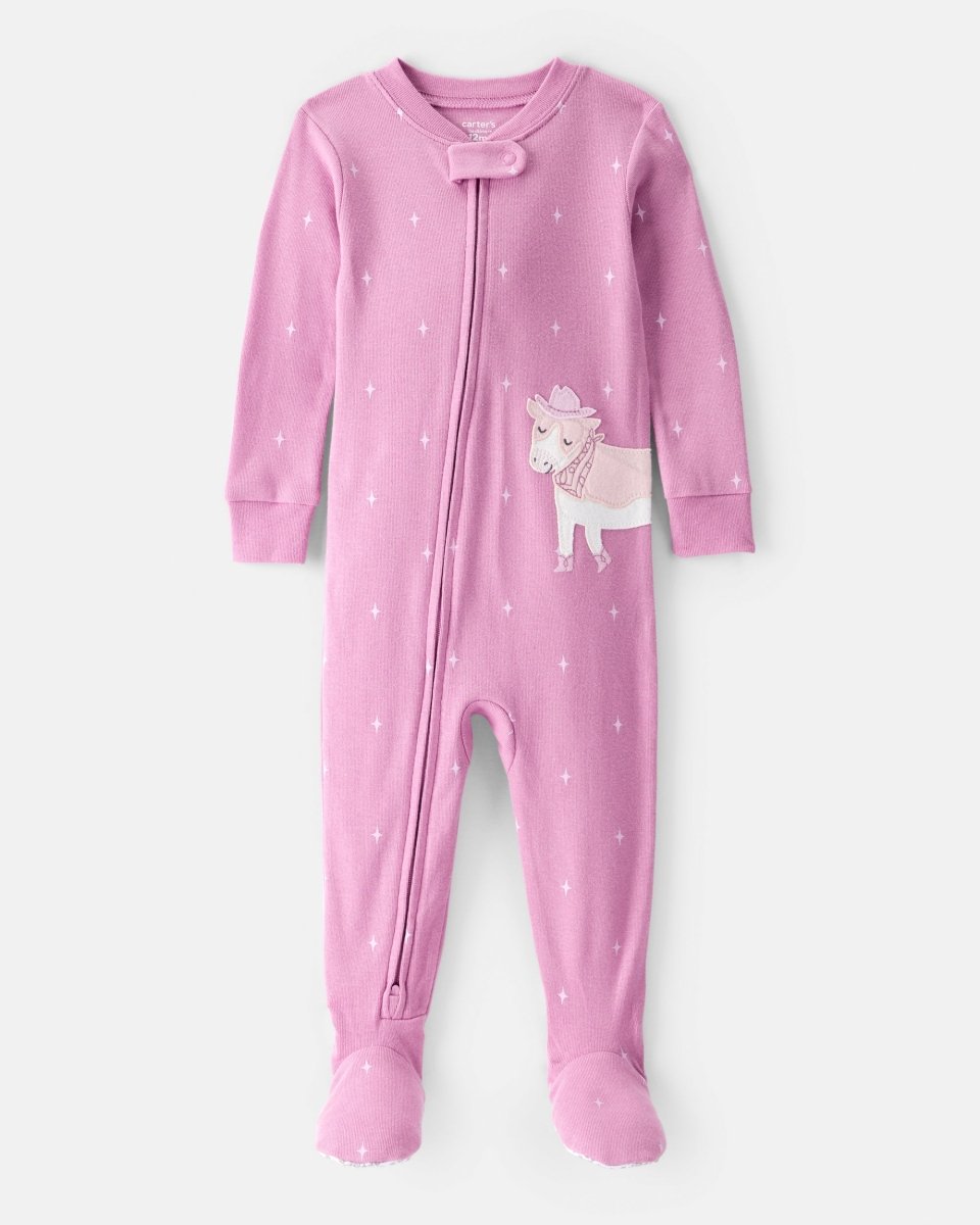 Pijama enterizo de algodón con vaquita