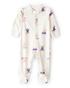 Pijama enterizo de polar estampado