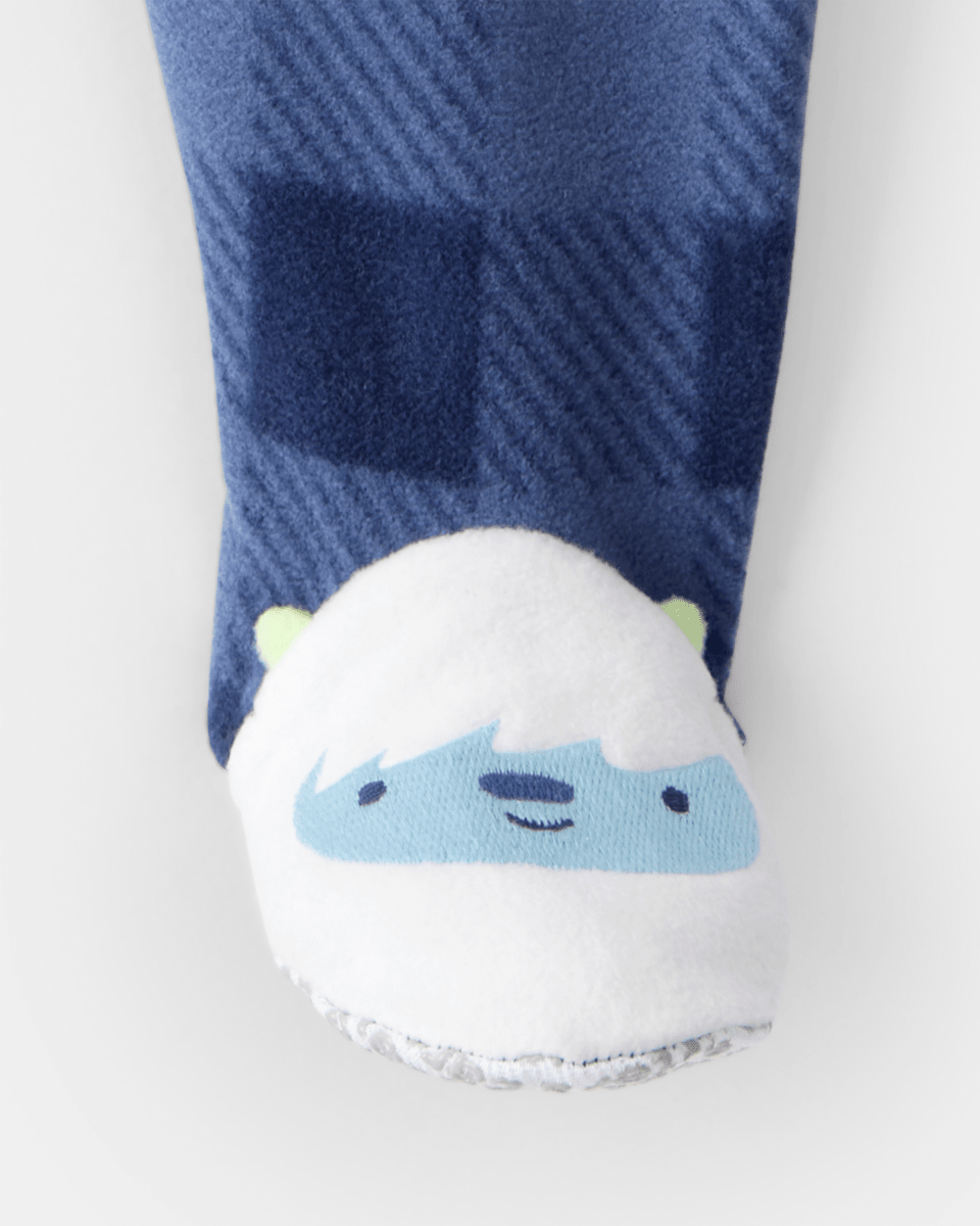 Pijama enterizo holgado con cuadros y Yeti