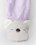 Pijama enterizo holgado con koalas y corazones