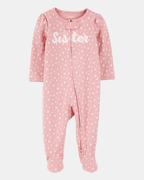 Pijama entero algodón diseño sister