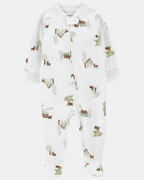 Pijama entero de micropolar diseño cabaña