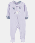 Pijama entero de micropolar diseño cara de conejo