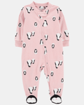 Pijama entero de micropolar diseño pingüinos