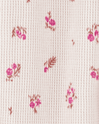 Pijama entero texturizado diseño floral