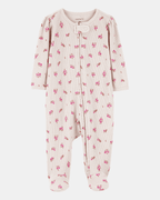 Pijama entero texturizado diseño floral