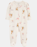 Pijama una pieza de algodón, diseño animales