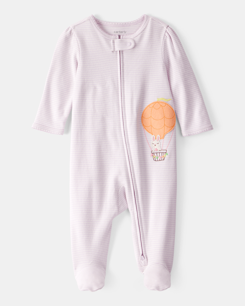 Pijama una pieza de algodón, estampa globo