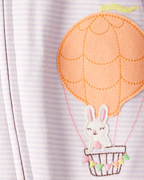 Pijama una pieza de algodón, estampa globo