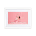 Pink Ballerina | Dance-Art Framed Poster #42 (17.5" H x 21.5" W)