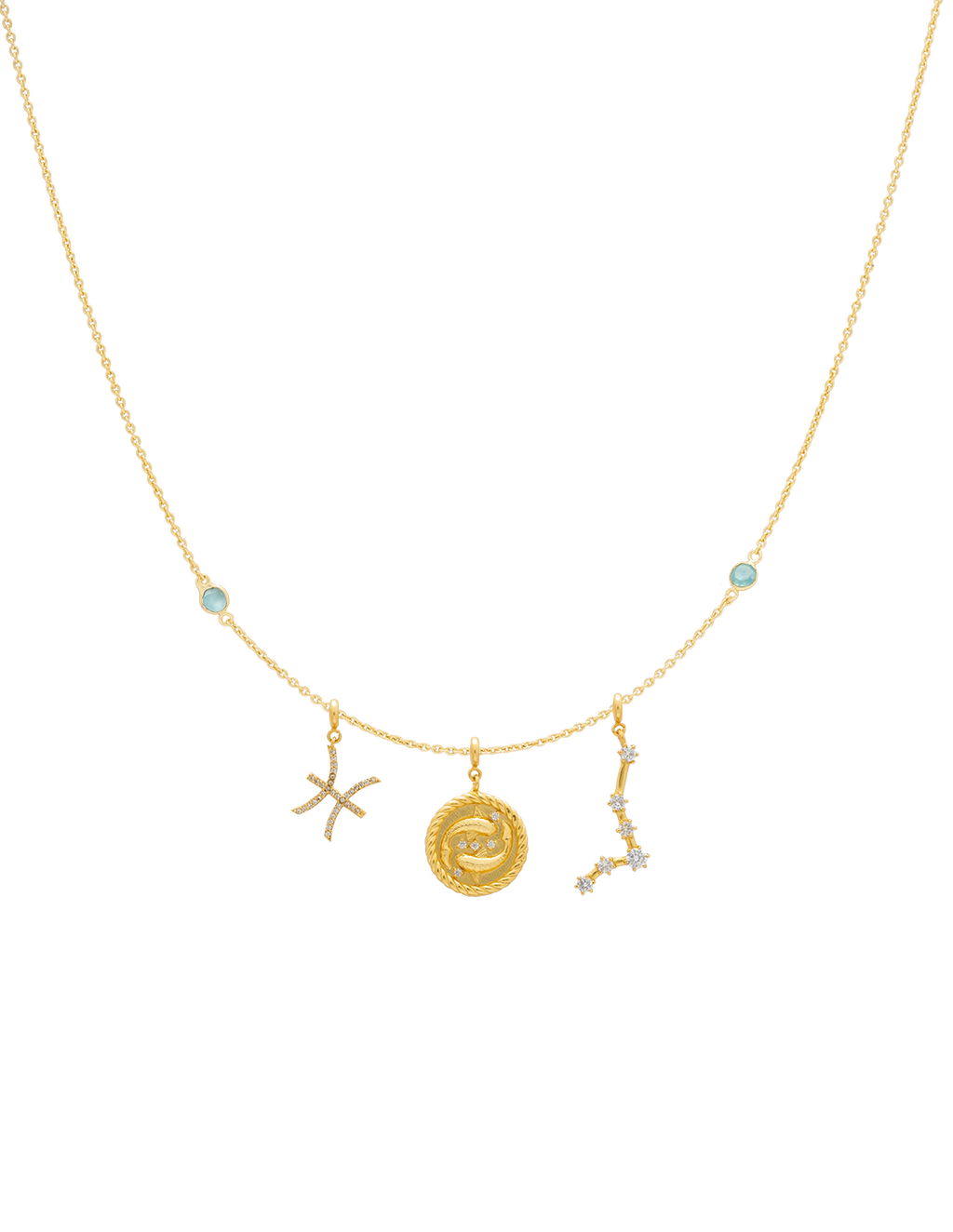 Collar Triple Zodiaco Piscis