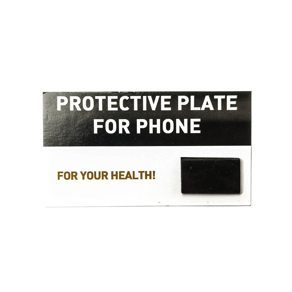 Placa de Shungit Rectangular Adhesiva – Protección energética para tu móvil