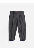 Kolor Wool Pinstripe Trousers — Gray