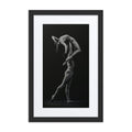 Poised Ascent | Dance-Art Framed Poster #75 (23.5" H x 17.5" W)