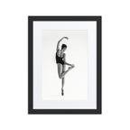 Poised Ascent | Dance-Art Framed Poster #16 (21.5" H x 17.5" W)