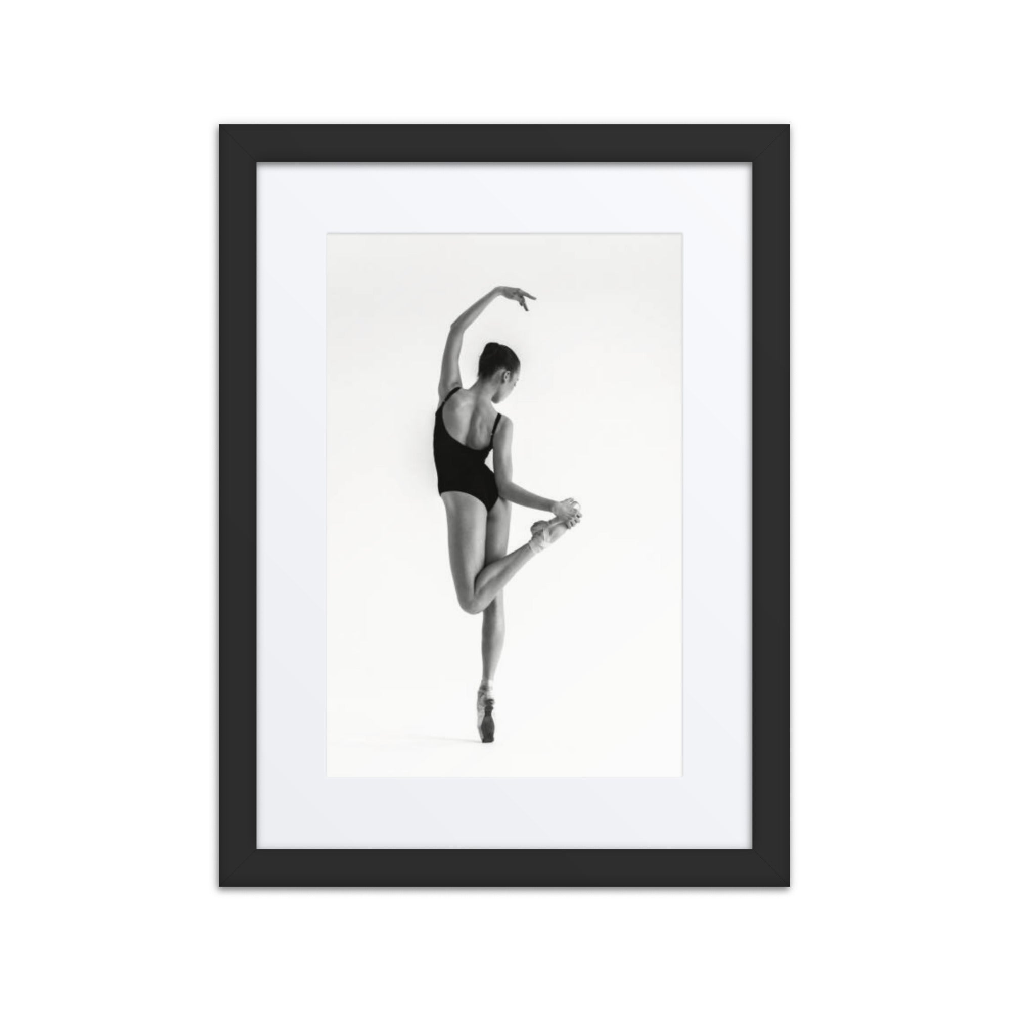 Poised Ascent | Dance-Art Framed Poster #16 (21.5" H x 17.5" W)