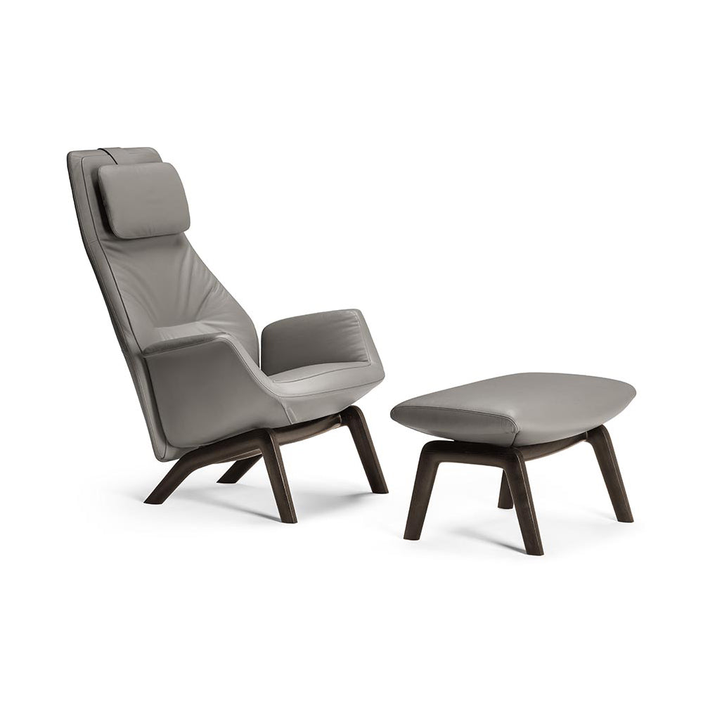Downtown Lounge Armchair and Ottoman