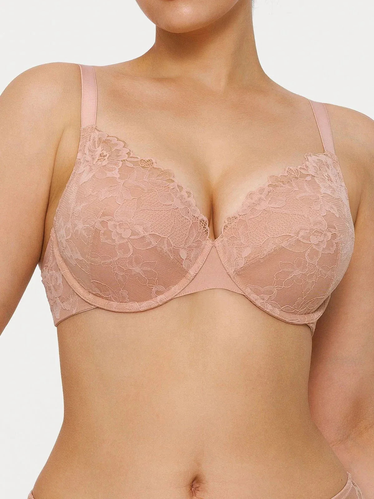 Lace Full-Cup Underwire Comfort Support Bra