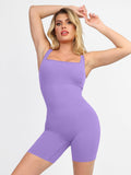 Shapewear Square Neck Seamless Smoothing Sport Romper