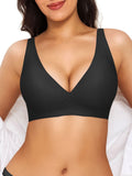 Seamless Wireless Jelly Comfort Plunge Bra