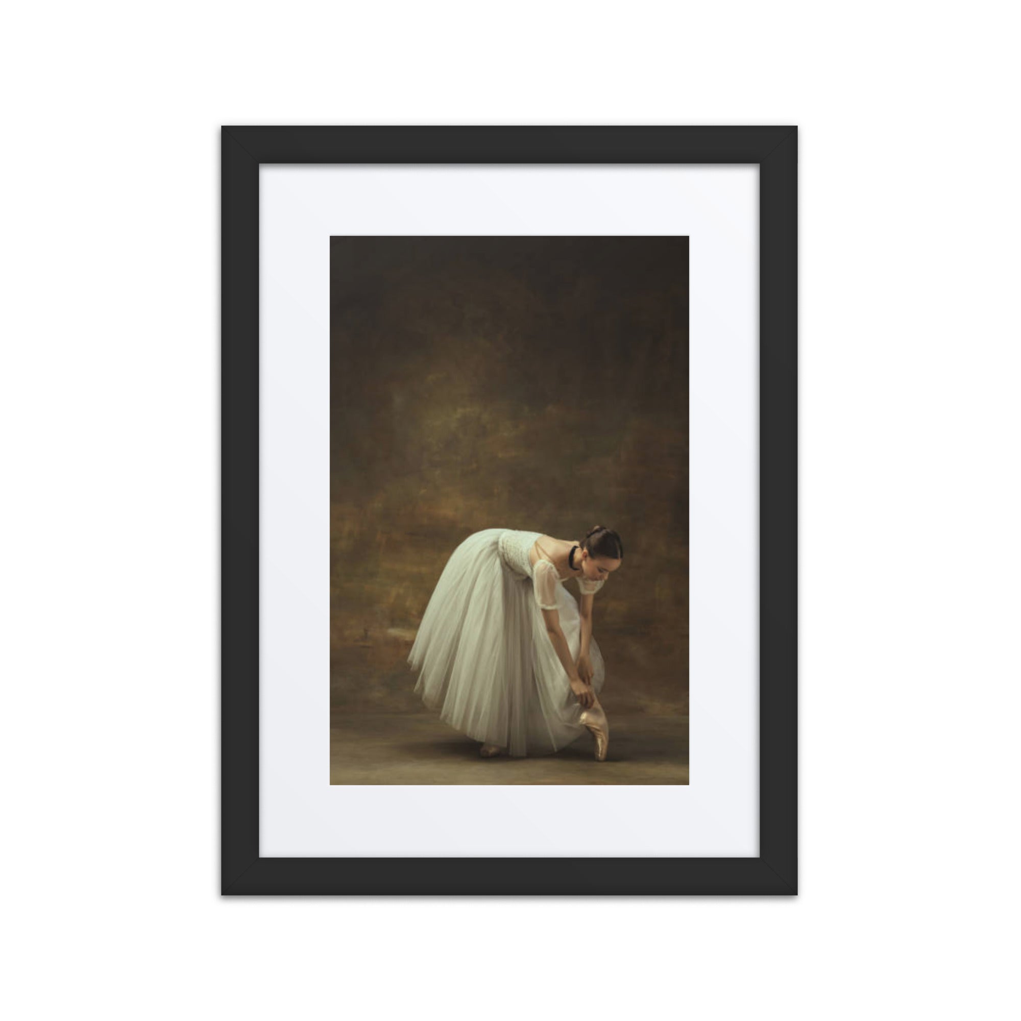 Prelude to Elegance | Dance-Art Framed Poster #29 (21.5" H x 17.5" W)