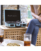 Prixton - Tocadiscos Bluetooth VC400 Azul