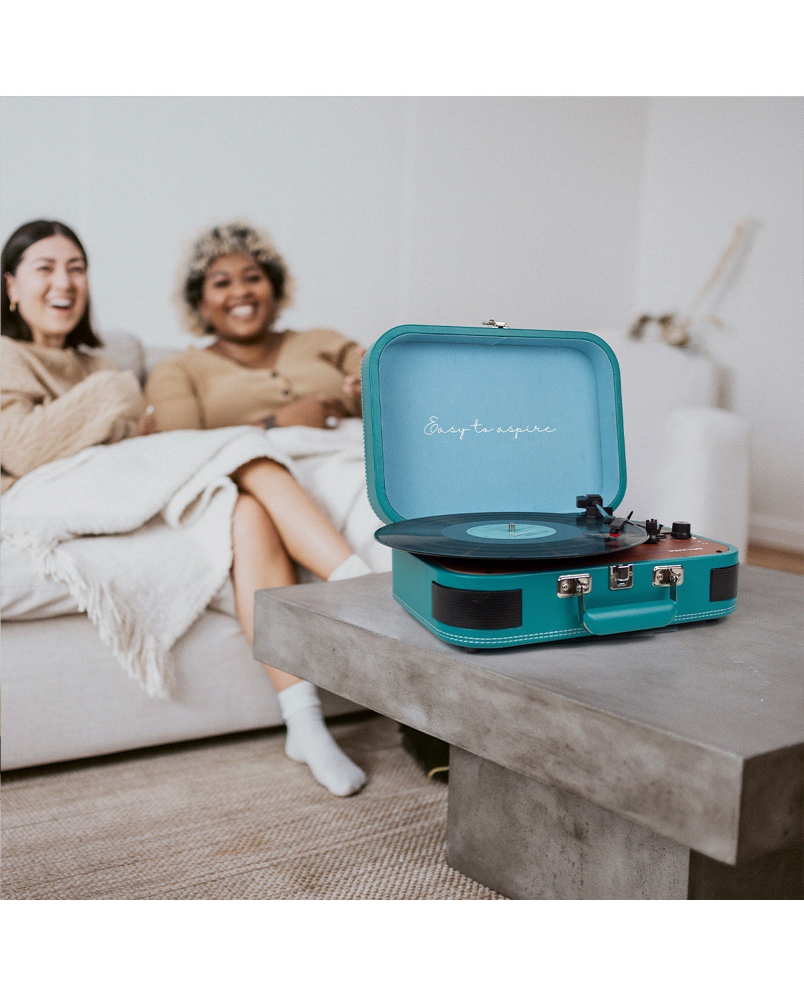 Prixton - Tocadiscos Bluetooth VC600 Azul