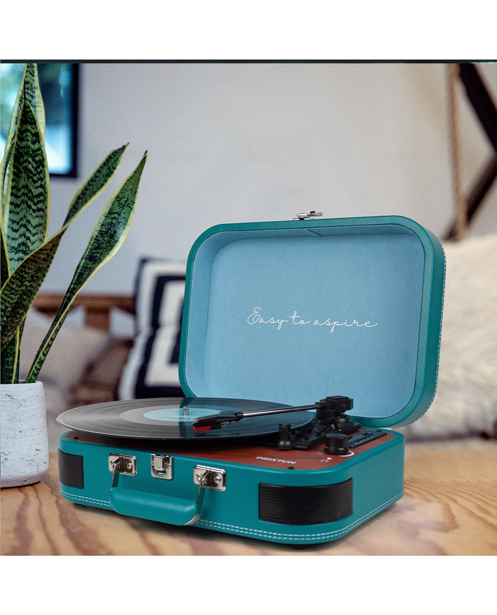 Prixton - Tocadiscos Bluetooth VC600 Azul