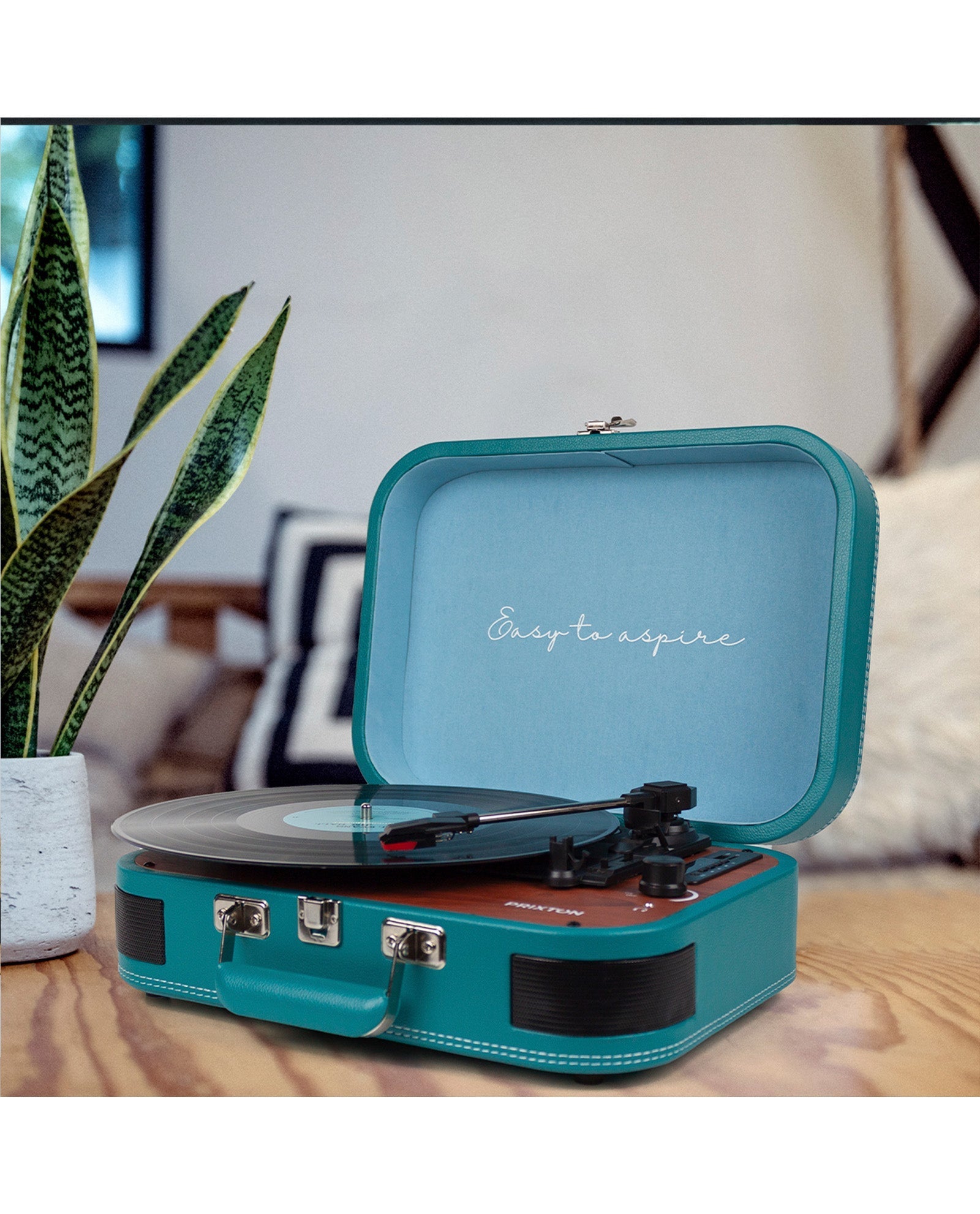 Prixton - Tocadiscos Bluetooth VC600 Azul
