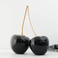 ArtZ® Nordic Cherry Sculptures - Two Black 25.6 inch by 21.3 inch by 11 inch (65x54x28cm)