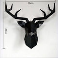 ArtZ® Deer Sculpture Wall Decoration - Black