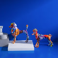 ArtZ® Poodle Nordic Painted Statue - Duo Set