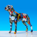 ArtZ® Rottweiler Graffiti Painted Statue - Nordic