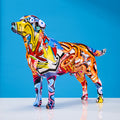 ArtZ® Labrador Retriever Graffiti Painted Statue - Graffiti
