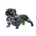 ArtZ® American Bully Graffiti Painted Statue - Nordic