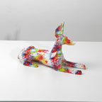 ArtZ® Doberman Pinscher Graffiti Painted Statue