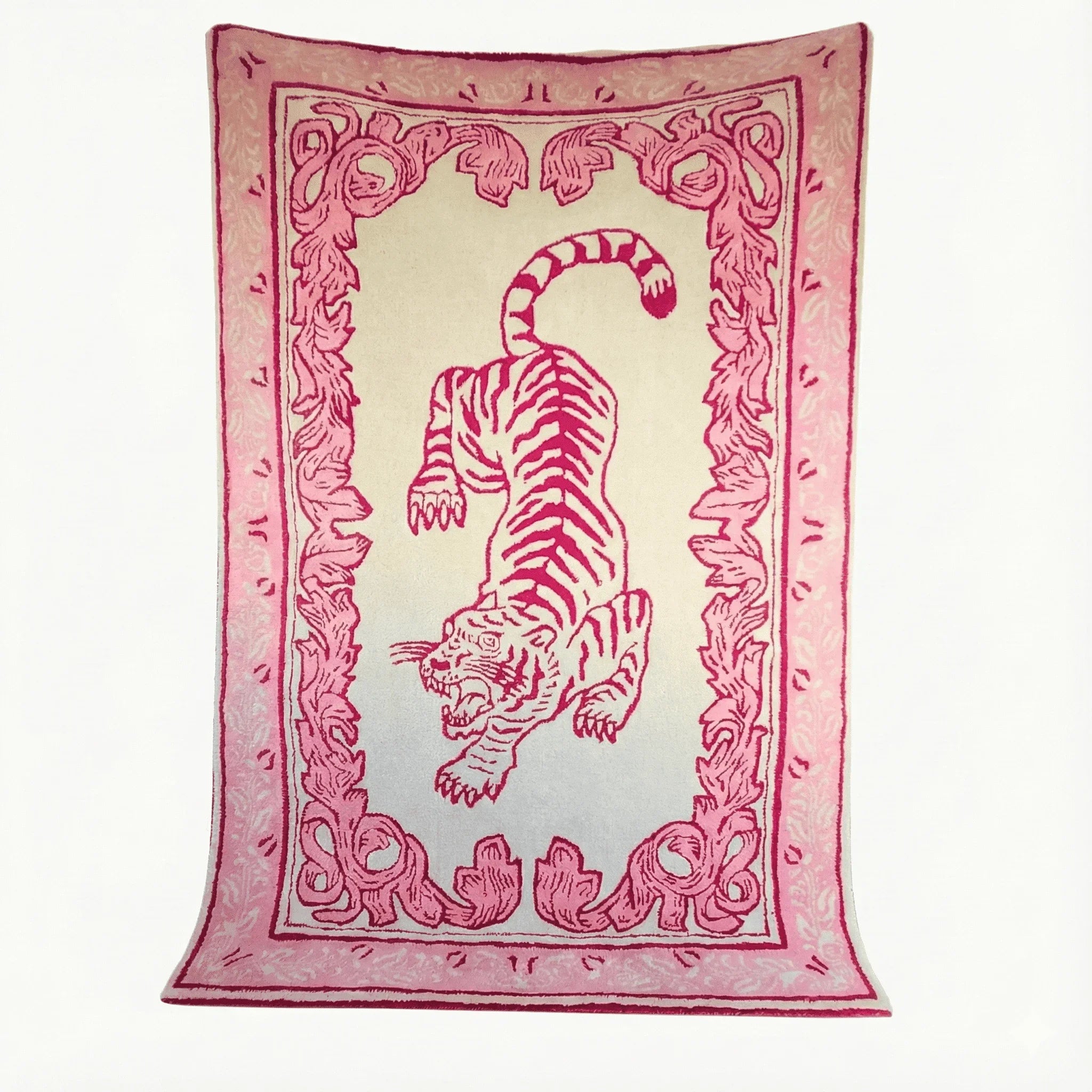 Prowess in Pink Garden Hand-Tufted Rug 4 x 6 ft