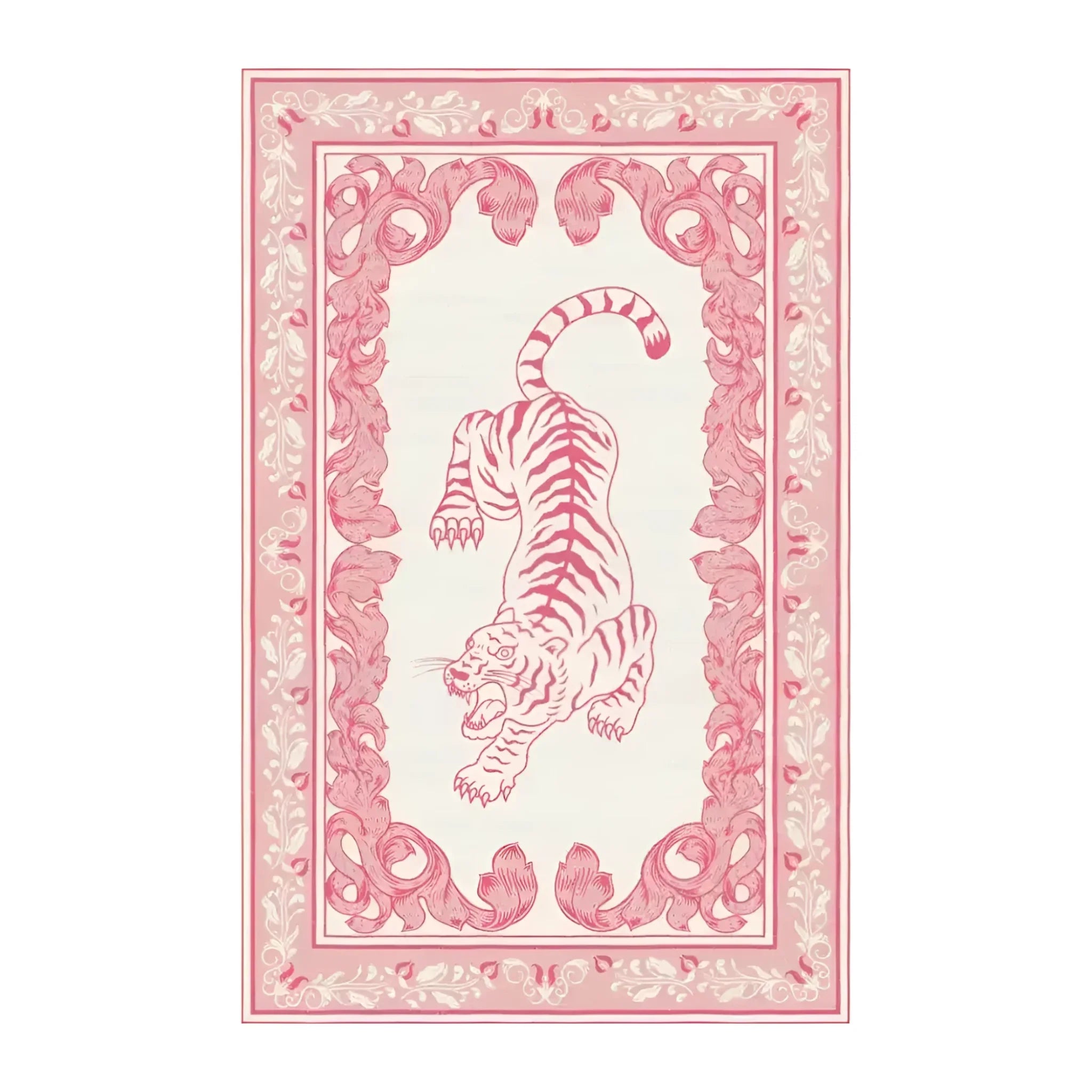 Prowess in Pink Garden Hand-Tufted Rug