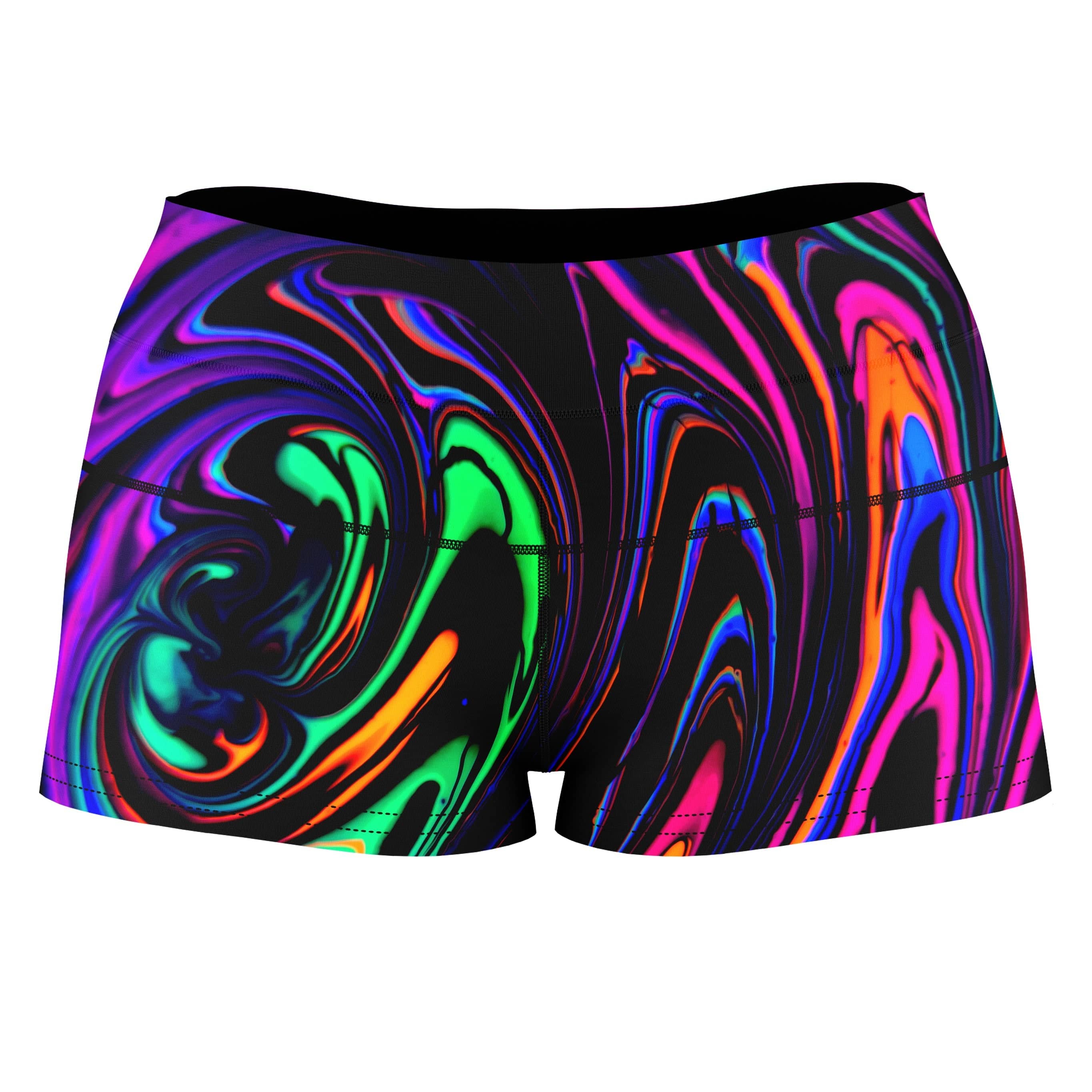 Cosmic Dream High-Waisted Women's Shorts