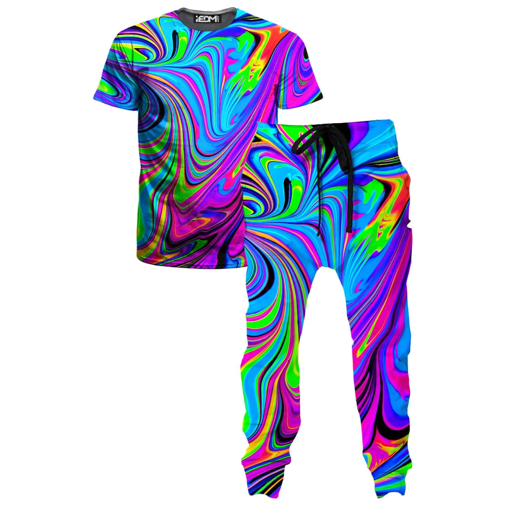 Cosmic Flow T-Shirt and Joggers Combo