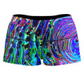 Cosmic Vortex High-Waisted Women's Shorts