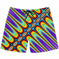 Fractal Groove Swim Trunks