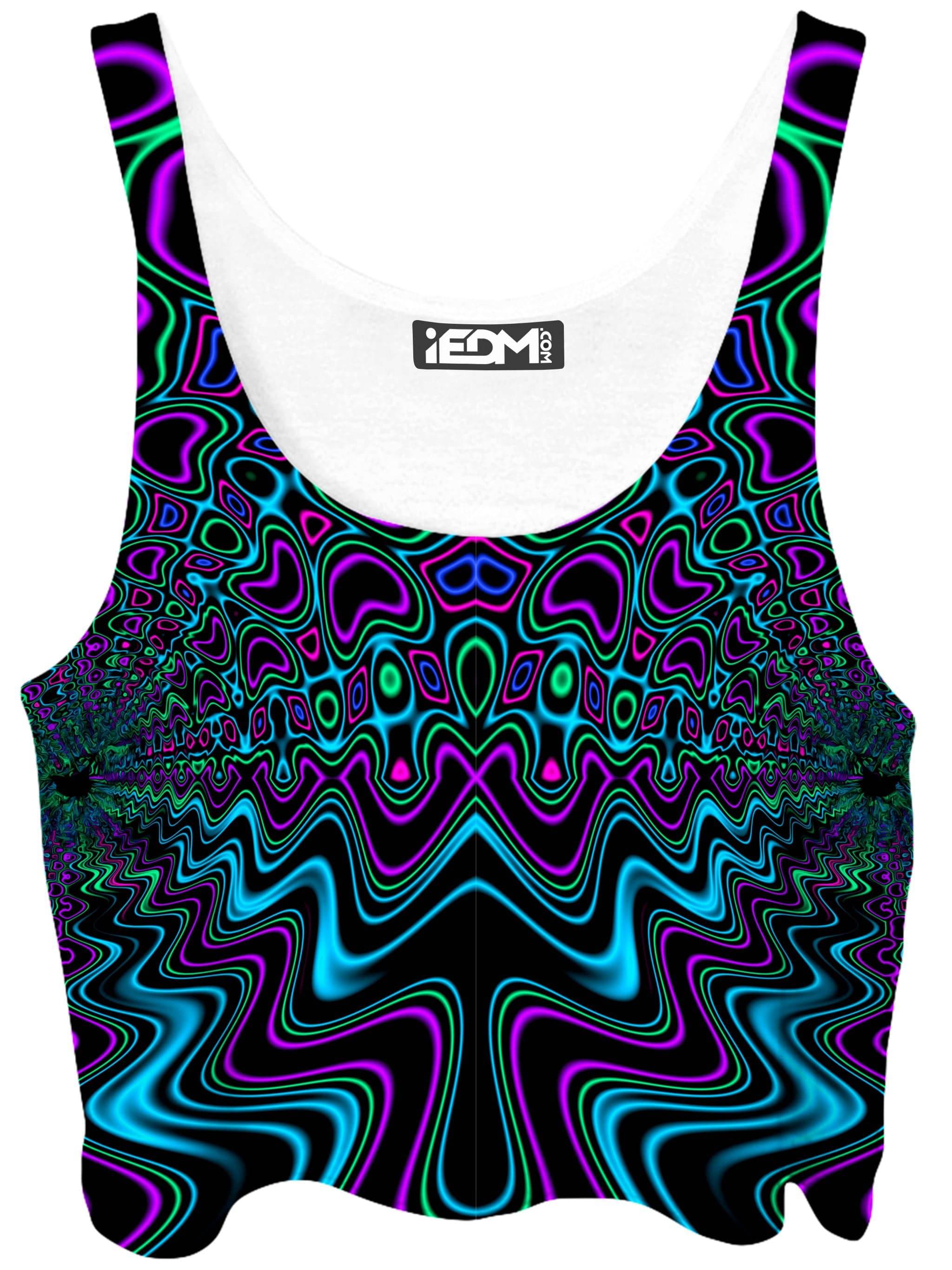 Fractal River Crop Top