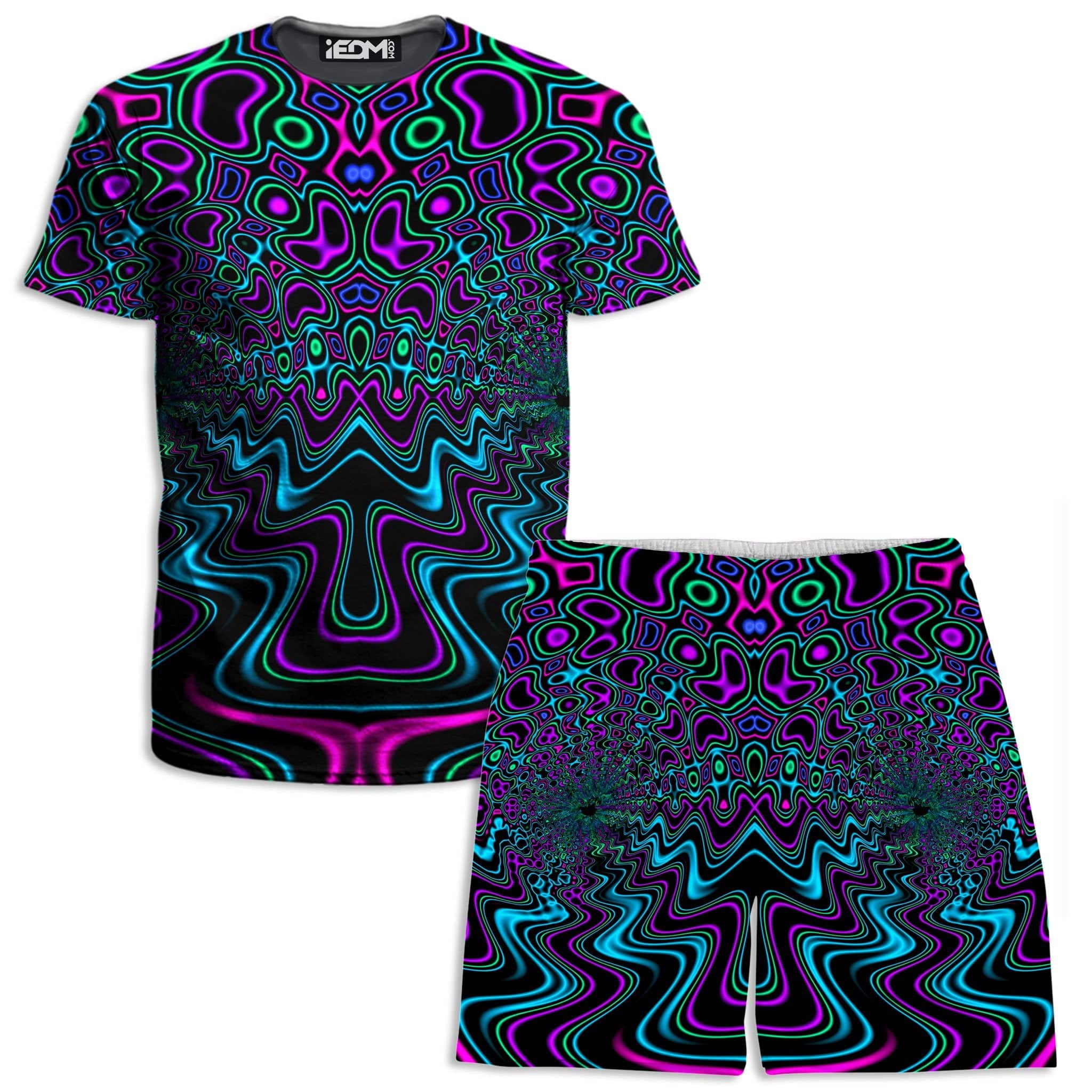Fractal River T-Shirt and Shorts Combo