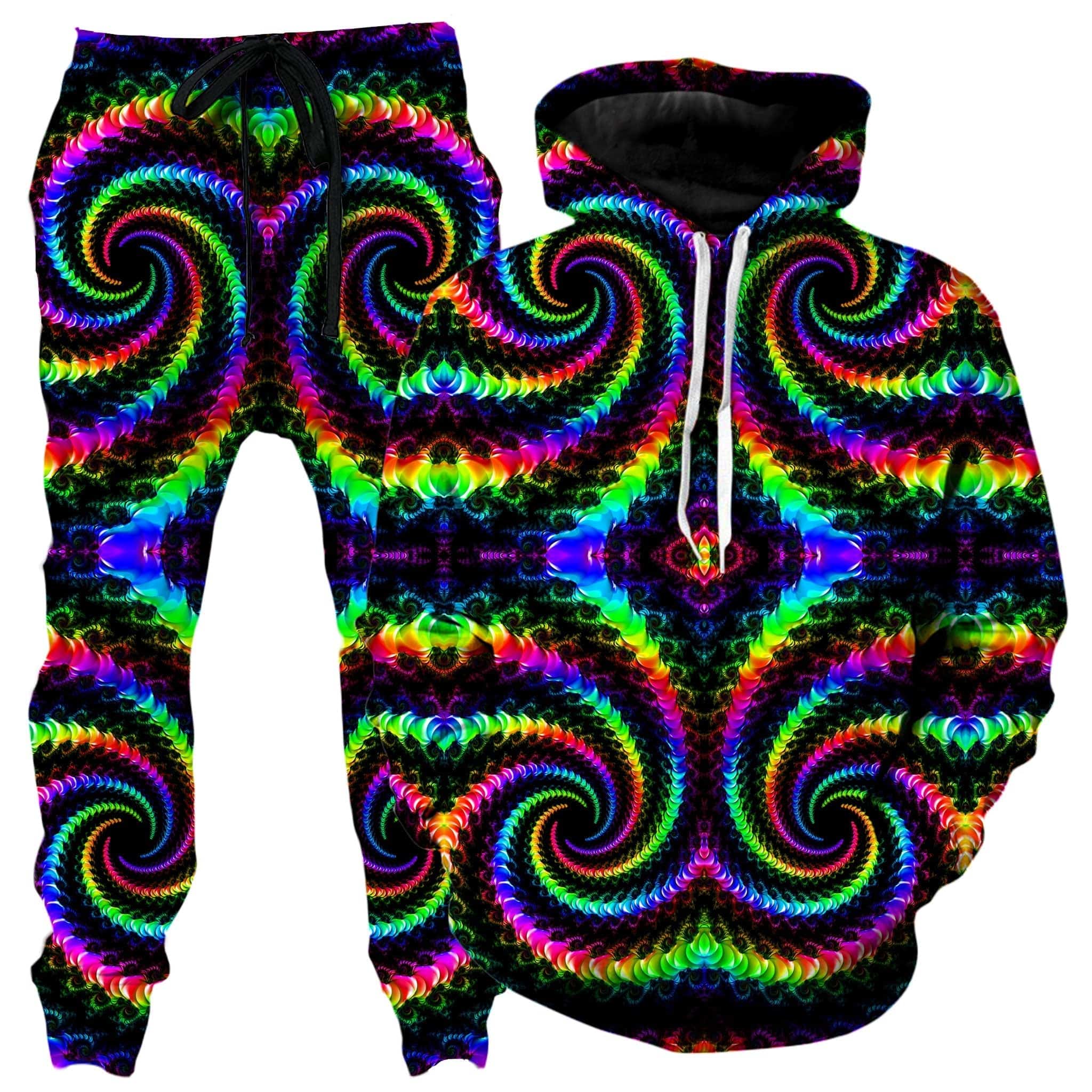 Fractaled Vision Hoodie and Joggers Combo